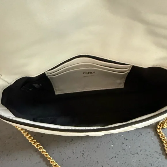 Fendi White Baguette Bag Mini - Picture 6 of 11